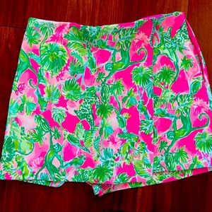 Lilly Pulitzer Monkey Print Cassia Skort
